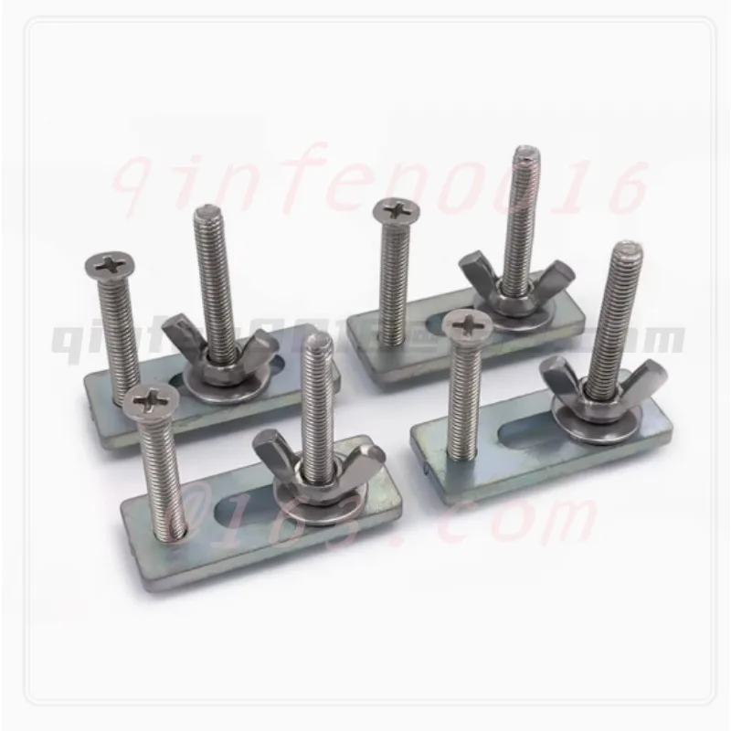 

4PC M6 CNC Milling Machine Drilling Plate Fixed Plate Mini Engraving Machine Fixture Iron Sheet Galvanized Parts