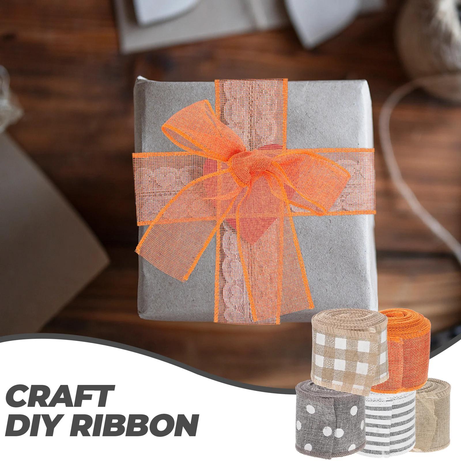 

Christmas Diy Ribbons Xmas Tree Decorative Ribbon Gift Box Wrapping Craft Long Polyester Ribbon For Bouquet Cake