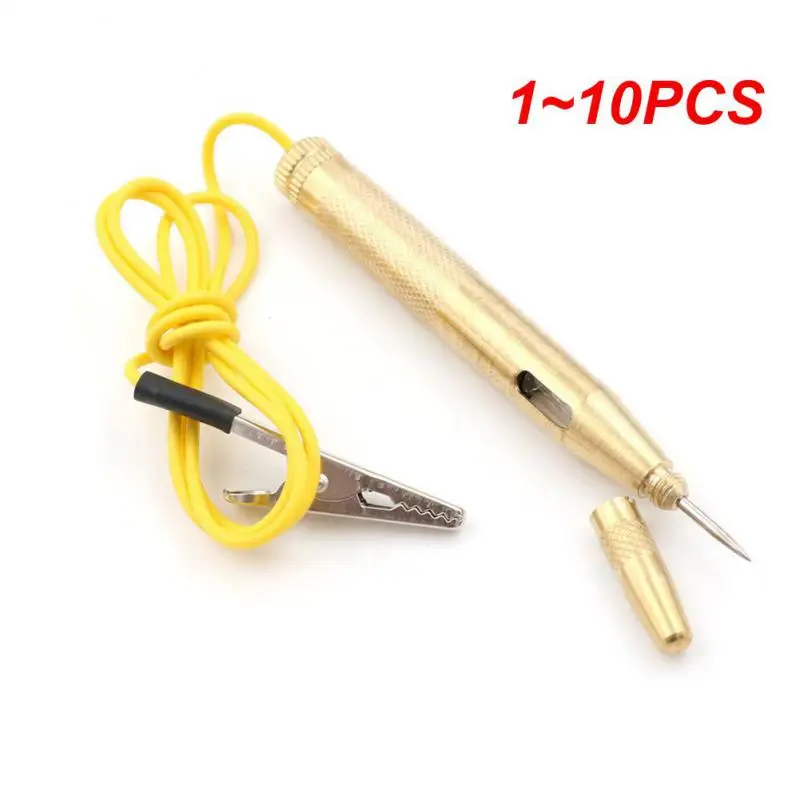 

1~10PCS New DC 6V 12V 24V Copper Light System Test Probe Lamp Auto Car Light Circuit Tester Lamp Voltage Test Pen Detector