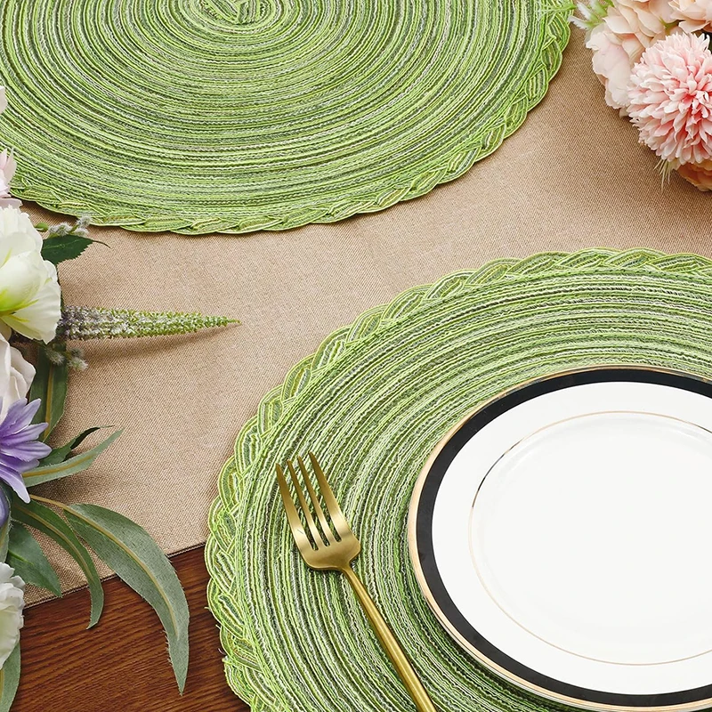 Round Woven Placemats 6pcs 15