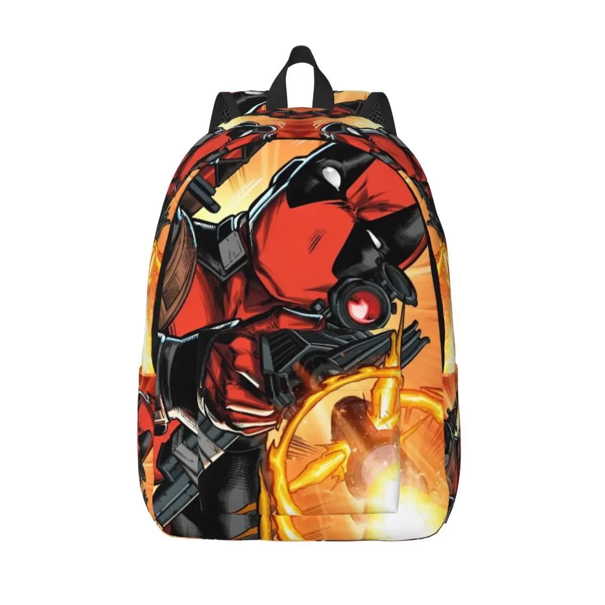 

Deadpool Shotting Fire Fashion Backpack Gift Student Business Cartoon Anime Daypack for Men Women Laptop Computer Canvas Bags