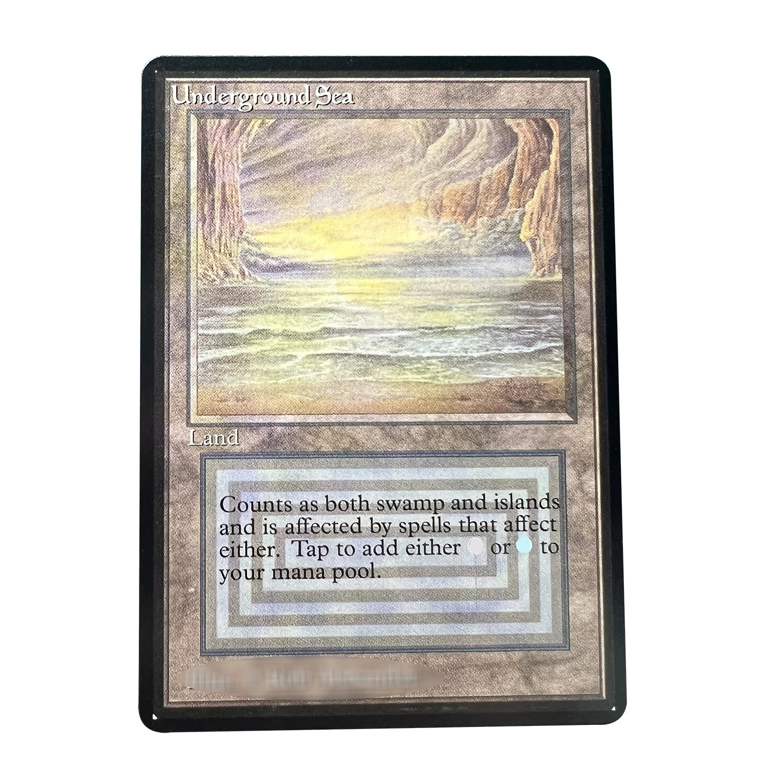 Regular Magical Proxy Dual Lands Beta Badlands Bayou Scrubland Tropical Island Underground Sea Volcanic Island beta Cards