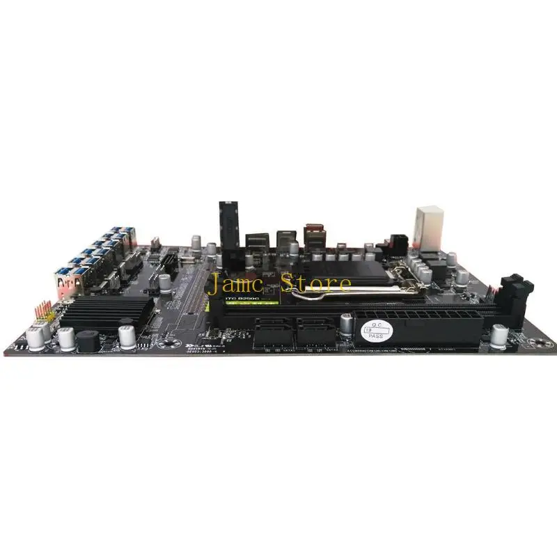 LX0B B250C BTC Mining Motherboard for w/G3900 CPU + 4G/8G DDR4 2133mhz Memory 12 USB3.0 to PCIE Graphics Slots LGA 1151Pin Bo