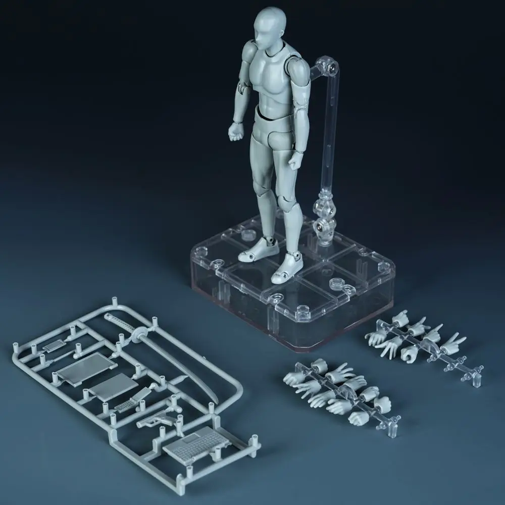Miniature Anime Figurine Doll Model Action Figure Artist Movable Body Male Female Figure PVC Model Mannequin Desktop Ornament view 2