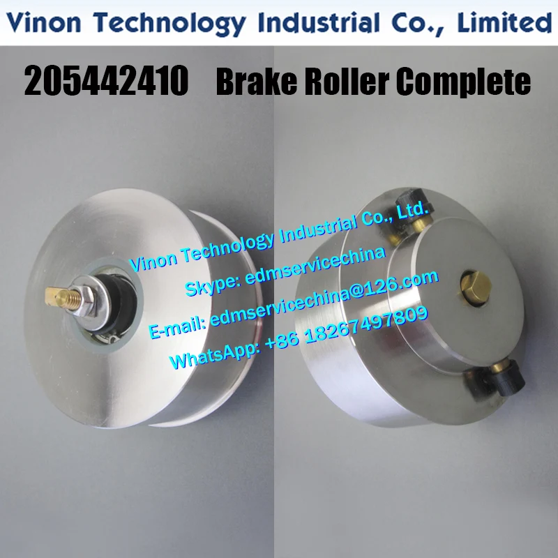 205442410 Brake Roller Complete ROBOFIL 310,510,1020 edm parts 544.241.0, 130005444, 204464880, 446.488.0, 544.241.0, 442.210