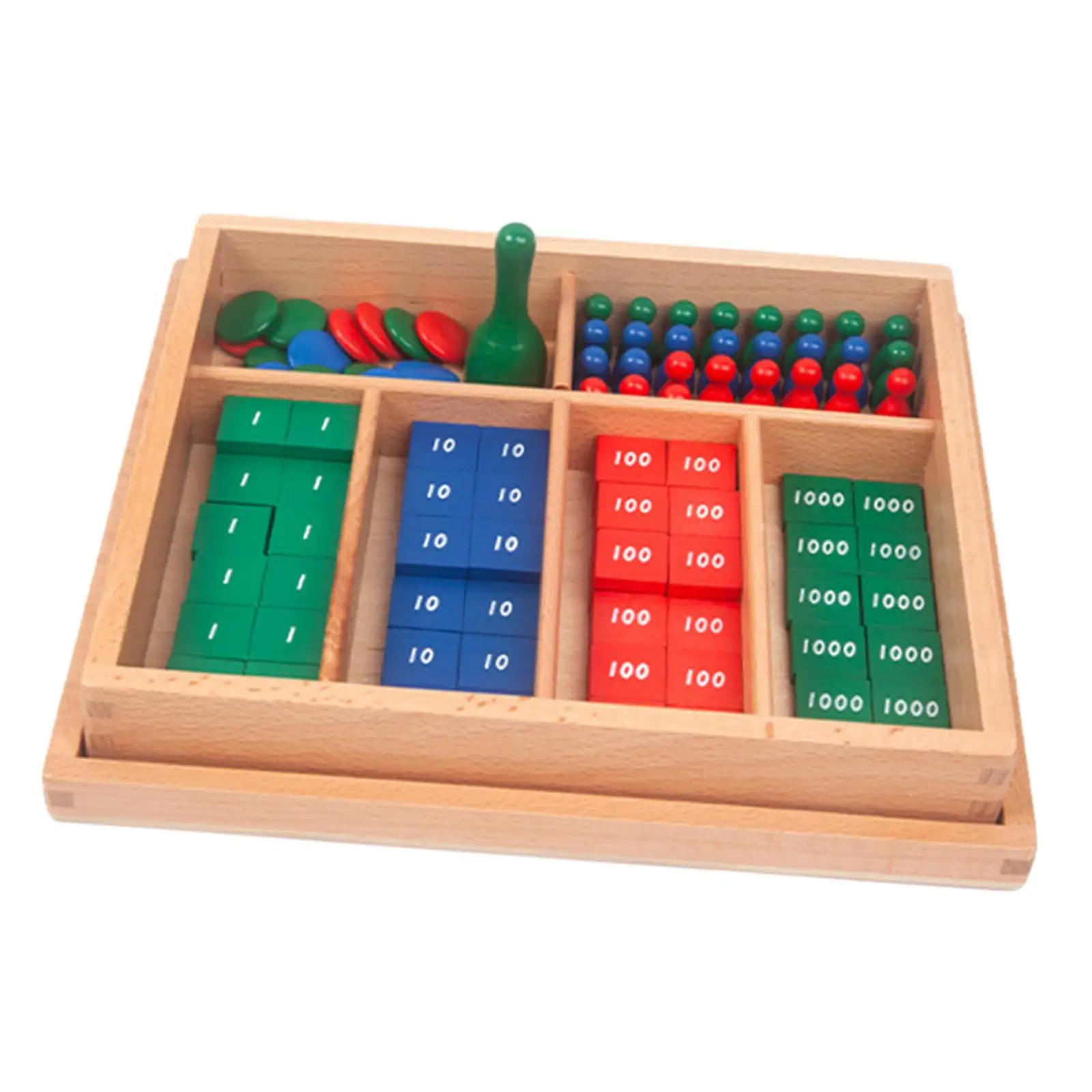 Montessori Stempel Spel Professionele Baby School Tellen Voorschoolse Tool Voor Vroeg Leren Kinderen Vroege Ontwikkeling Wiskundig Materiaal