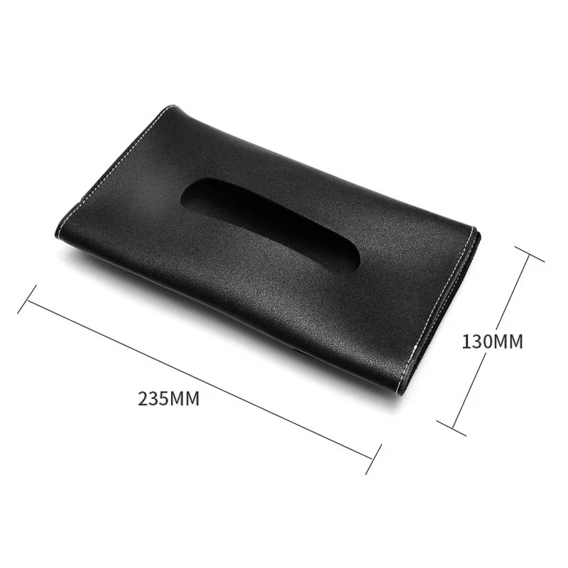 PU Leather Car Sun Visor Tissue Boxes Universal Fashion Car Tissue Holder Car Decoration Decor Auto Interior Accessories