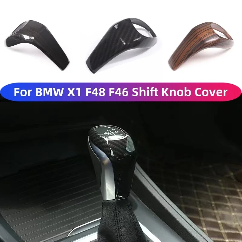 

Car gear head shift knob cover handball trim sticker for BMW X1 F48 2016-2021 2 series F46 2015-2017 at accessories