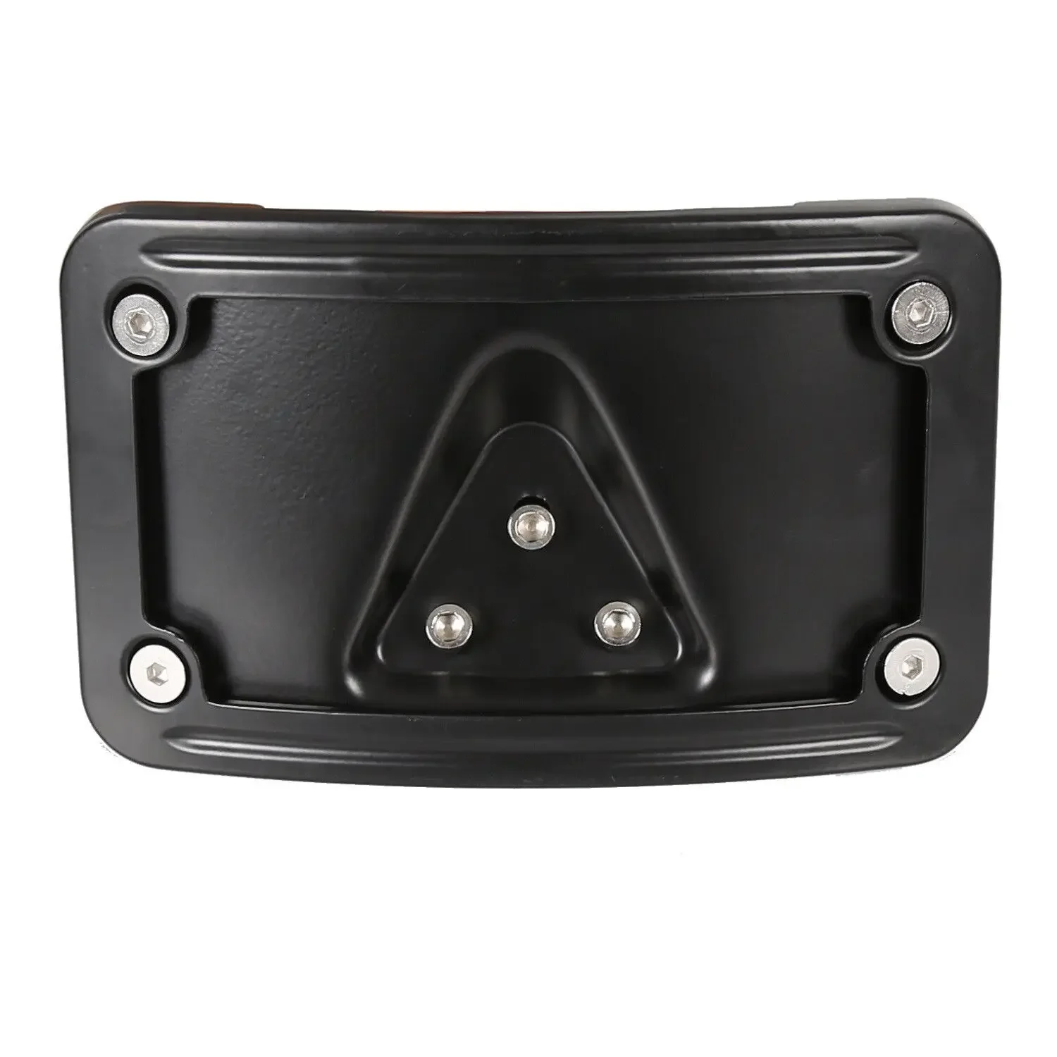 Motorcycle lack Curved Laydown License Plate Mount Bracket For Harley 3 Hole Dyna Sportster Mount