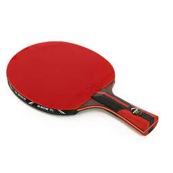 Table Tennis Rackets 6 Stars Ayous 5+2 Layers Wood Structure with Racket bag 7.6