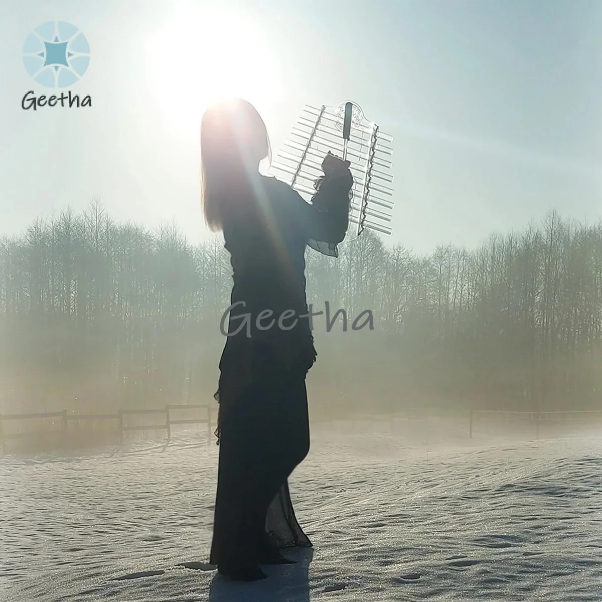 Crystal Soul Quartz Crystal Harp 8 Notes with Stand 432hz