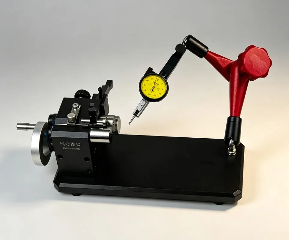 High Precision Concentricity Gauge 0.002mm, Circular Runout & Deflection Tester for Shaft Parts