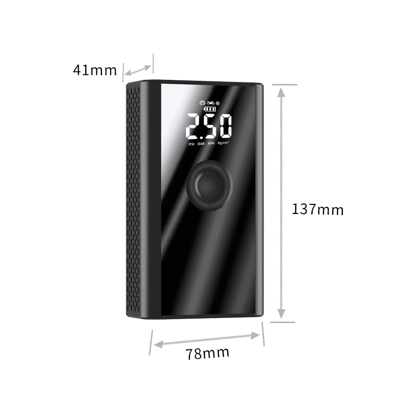 Multi-function Mini Wireless Ball Motorcycle Scooter Bicycle Tire Inflator Electric Air Pump for Bikes