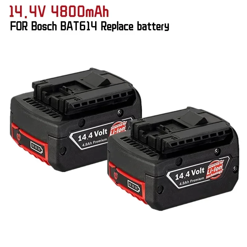 1-3PCS 4800Ah BAT614 Battery 14.4V Replacement for  Batterie  Cordless Drill Lithium Ion Battery BAT607 BAT607G BAT614G