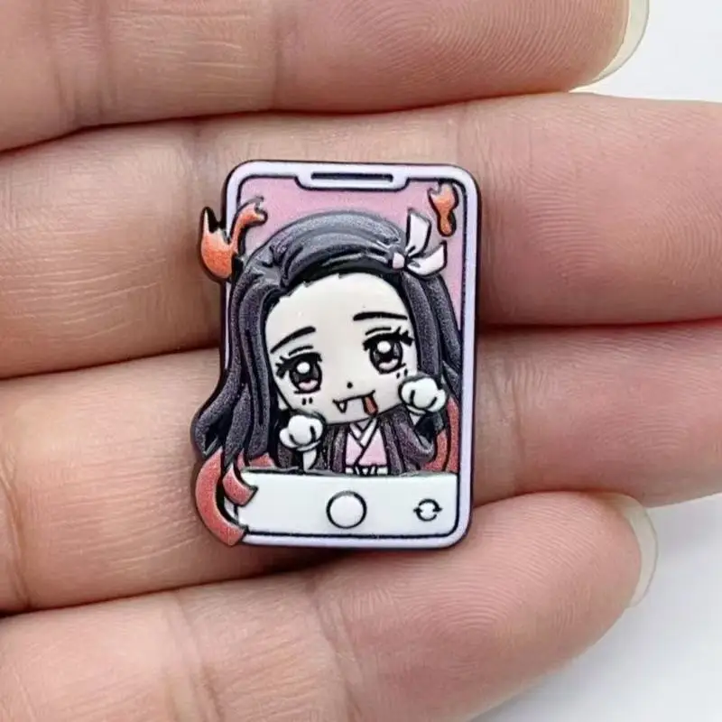 6pcs Cartoon Brooch Badge Clothing Backpack Accessories Pin Alloy Badge image 4