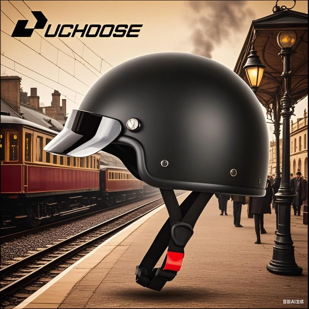 

Vintage Helmet Motorcycle Helmet ​Cruiser half helmet Men Women Adult Child All seasons summertime Simple and nice