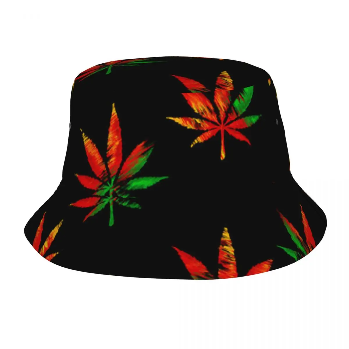 Bucket Bob Cap Hip Hop Gorros Reggea Print Panama Cap Beach Sun Fishing Hat