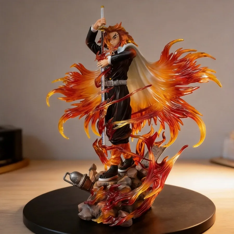 

Anime Figure Rengoku Kyojuro - Demon Slayer 30cm Desktop Decoration Anime Peripheral Collectible Model