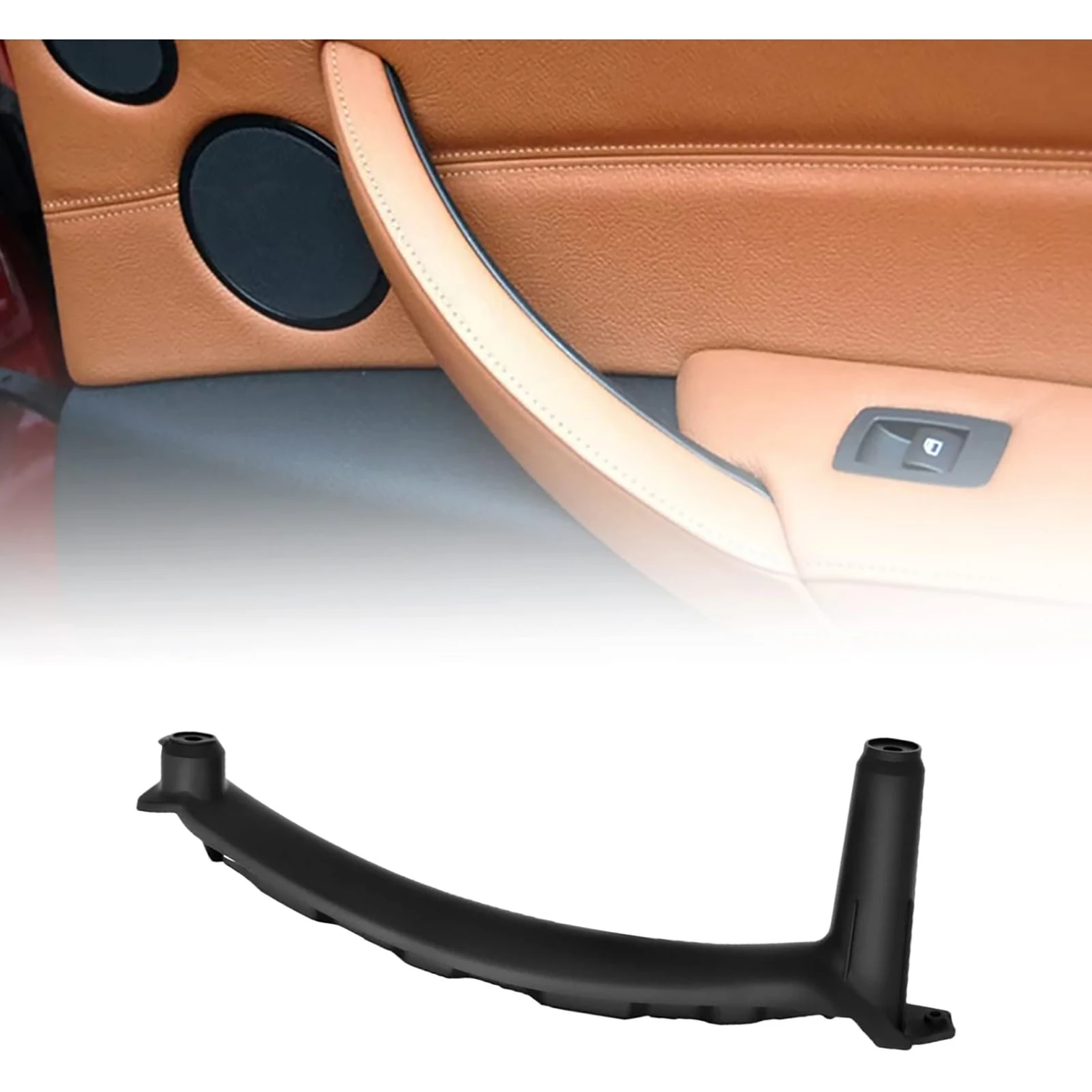 

Car Styling Left Inner Door Panel Handle Pull Trim Cover Auto Interior Accessories For BMW X5 E70 X6 E71 E72 51416969401 Replace