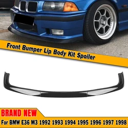 Front Bumper Spoiler Lip For BMW E36 M3 1992 1993 1994 1995 1996 1997 1998 Car Lower Splitter