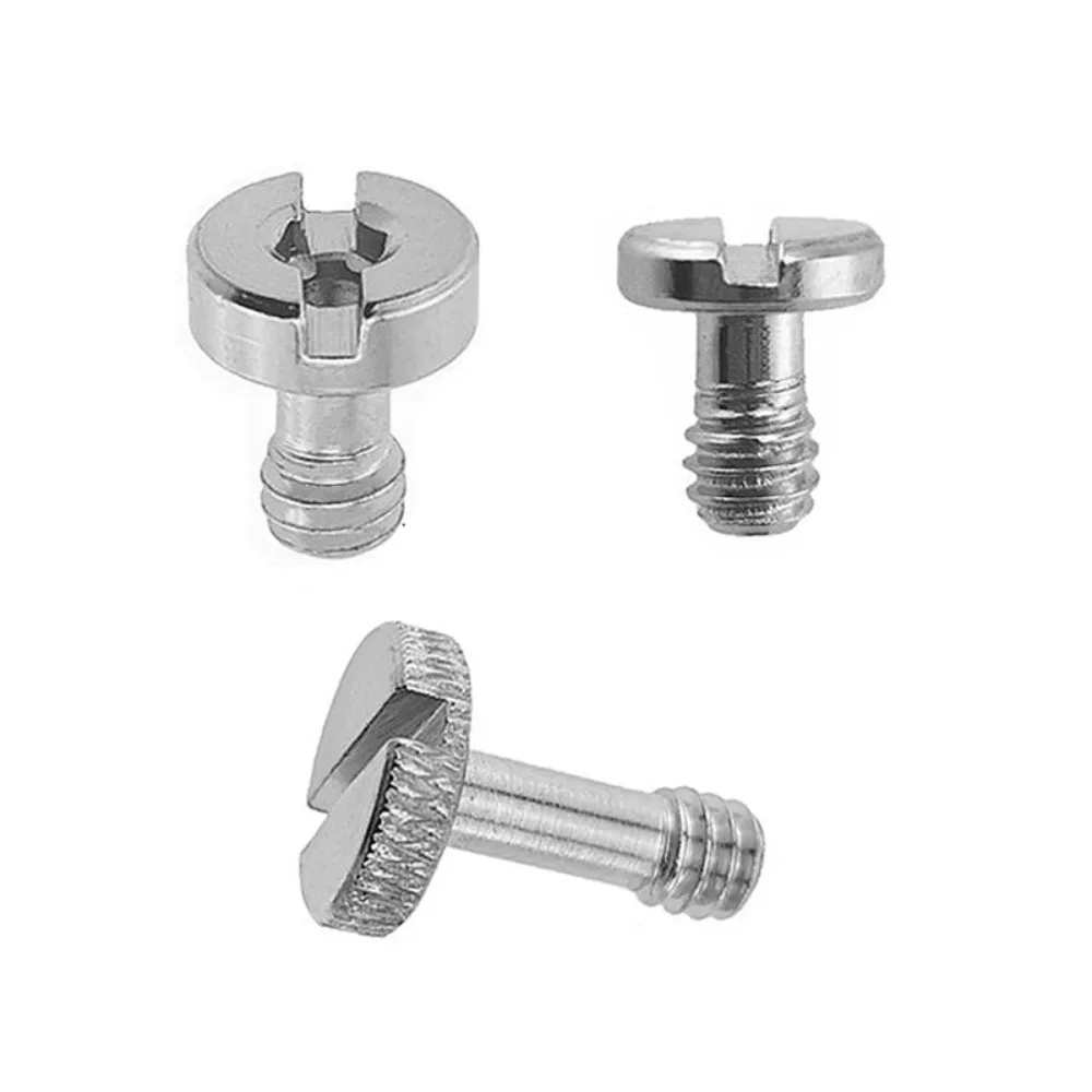 1/4 3/8 Inch Camera Quick Release Screw Dslr Plate Fixing Screw Tripod Ballhead Mount Adapter Metal Thread Bolt For Camera Cage