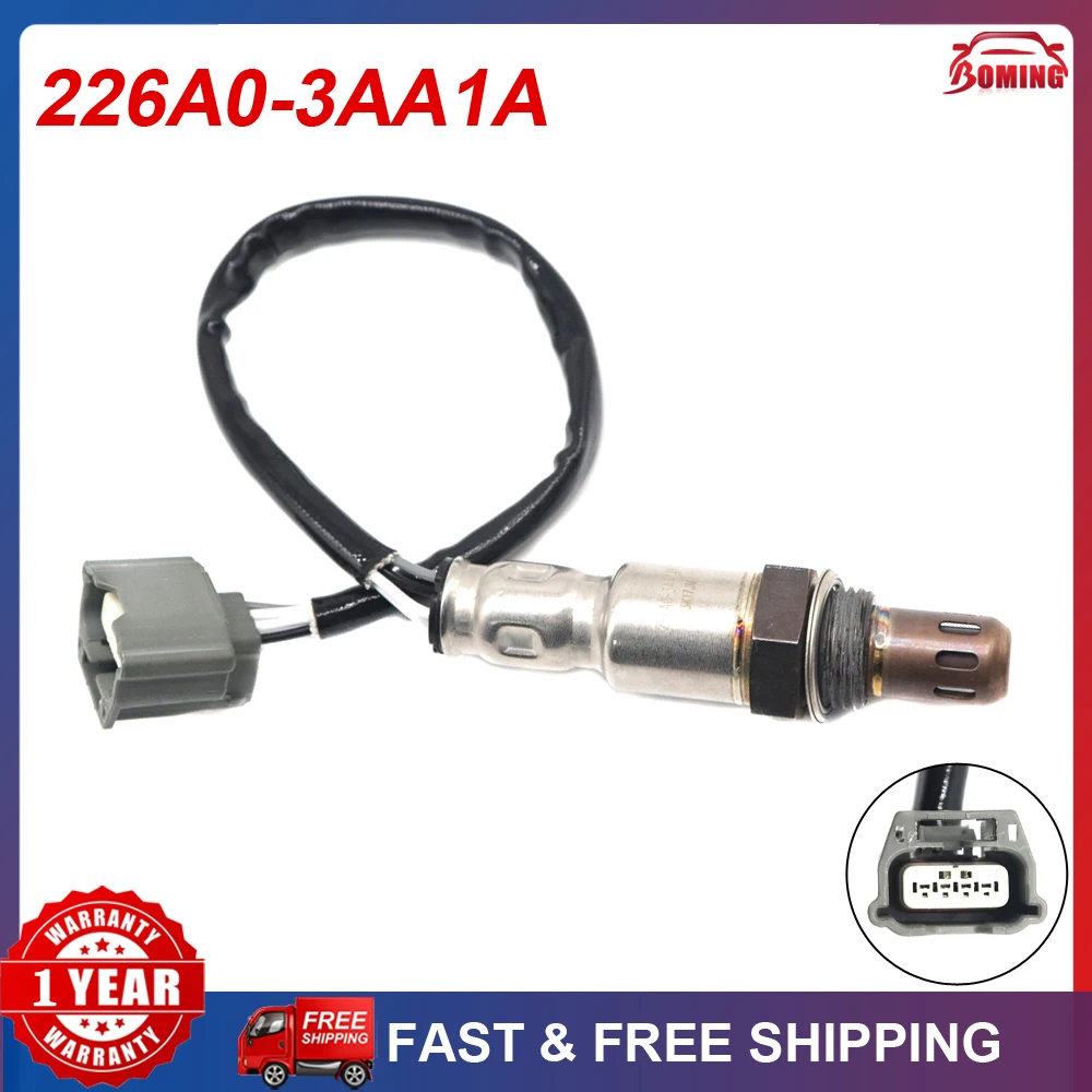 

New Car Air Fuel Ratio Lambda O2 Oxygen Sensor 226A0-3AA1A For Nissan Sunny Tiida C12Z Bulebird Sylphy 1.6 Teana 2.0 226A03AA1A