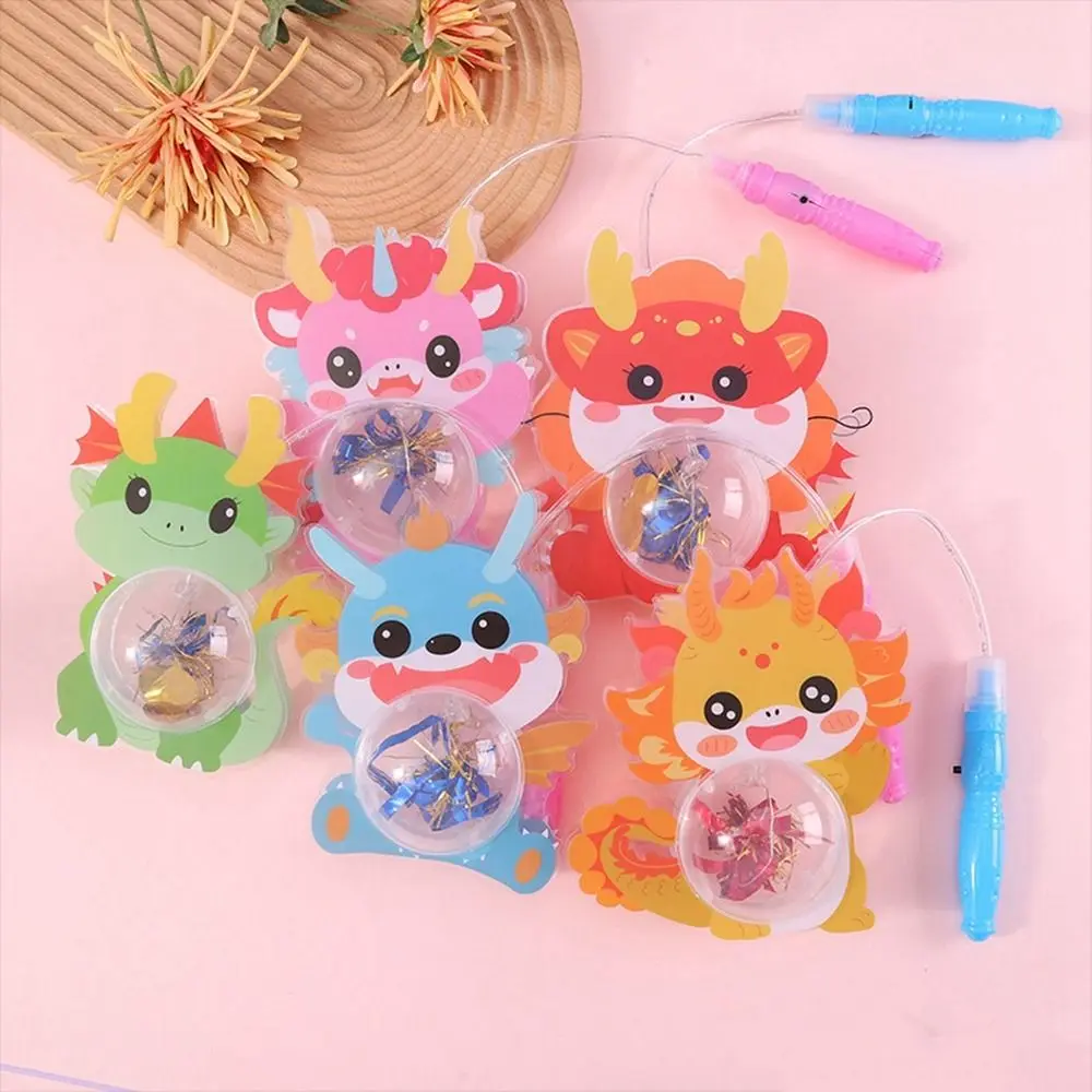 Lanterne chinoise en forme de dragon de dinosaure de dessin animé pour enfants, veilleuse LED mignonne, festival de la mi-automne, cadeau de nouvel an