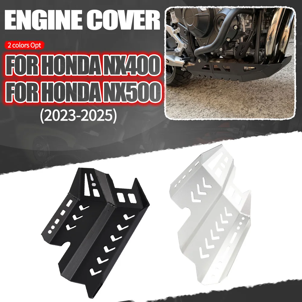 

Motorcycle Engine Protection Cover Chassis Under Guard Skid Plate Accessories For HONDA NX400 NX500 NX 500 NX 400 2023 2024 2025