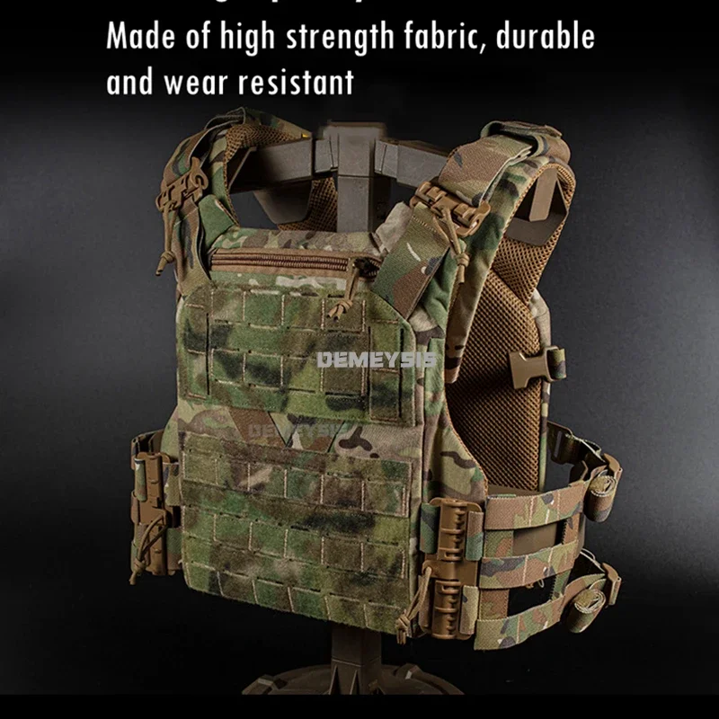 Quick Release Tactical Vest K19 Plate Carrier MOLLE Outdoor Hunting Shooting Training CS Game Airsoft Gear