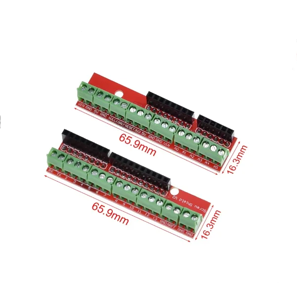 Screw Shield V2 Terminal Expansion Board Dual Matching Suitable for Arduino UNO-R3 Expansion Module