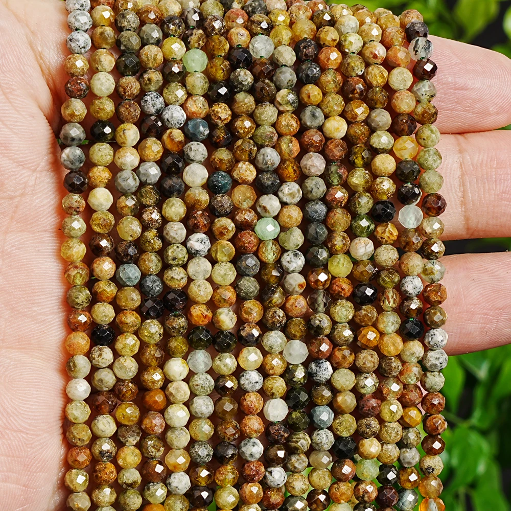 نادر الطبيعية 4 مللي متر العقيق الأخضر الخرز 64-الأوجه تألق Rondelles لفرورة الثروة الريكي صنع المجوهرات أحجار كريمة فريدة من نوعها #2