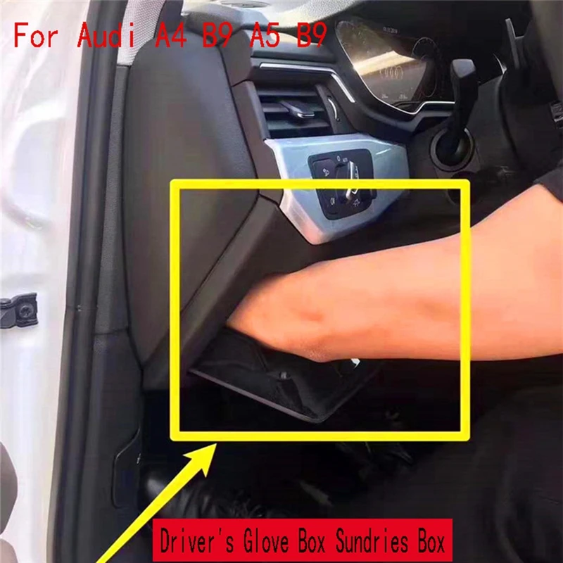 Car Driver's Glove Box Sundries Box For  A4 B9 A5 B9 Instrument Panel Storage Tray Glove Box 8WD863075A