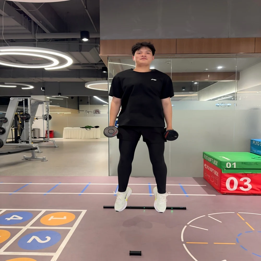 QUELING Jump Sensor Light Blanket Tester قوة مراقبة البيانات في الوقت الحقيقي RSI جهاز قياس وقت الاتصال الأرضي