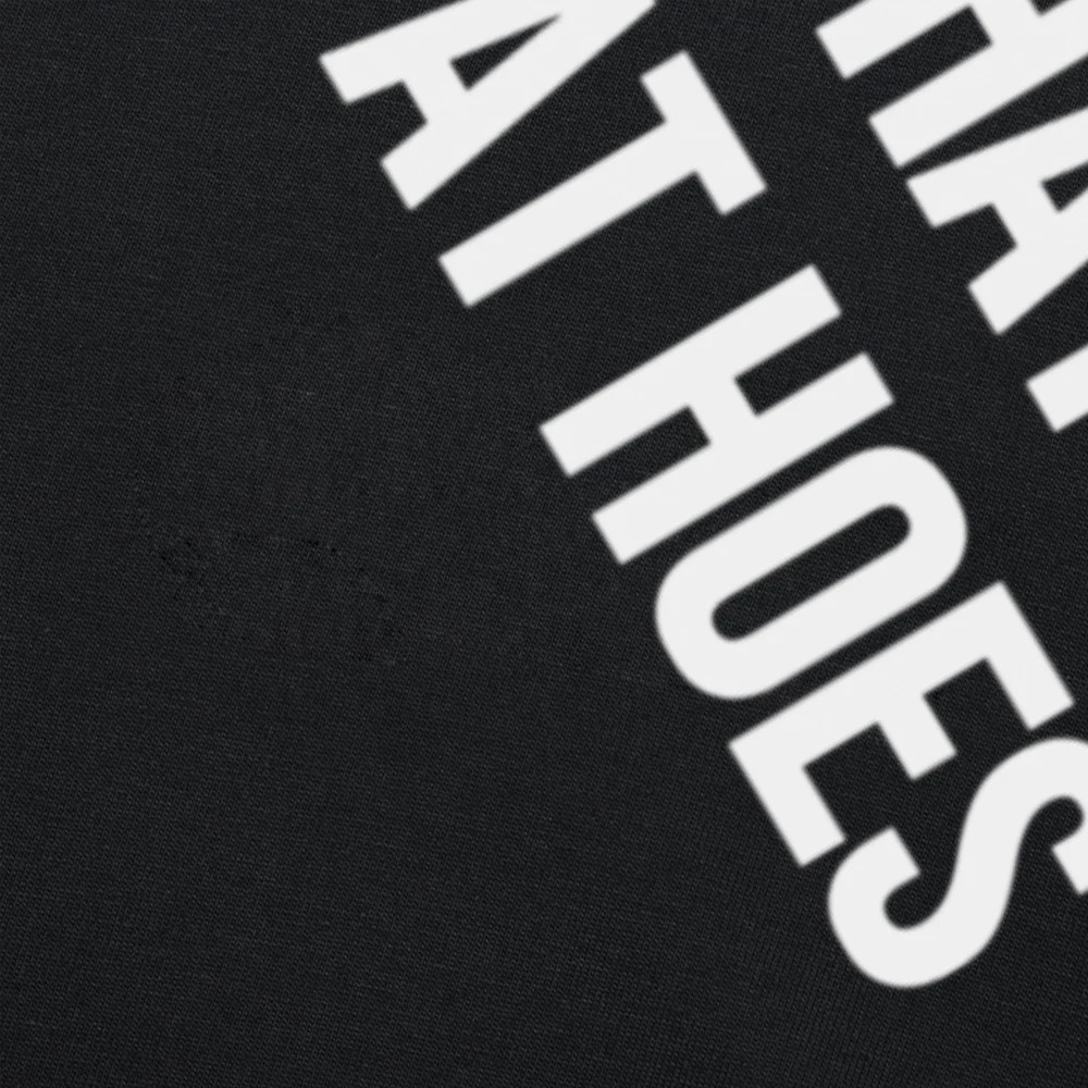 Lustiges „I Hate Fat Hoes“-Grafik-T-Shirt für Männer und Frauen, modisches, lässiges T-Shirt aus 100 % Baumwolle, lockeres, übergroßes T-Shirt, Streetwear – Detail 3