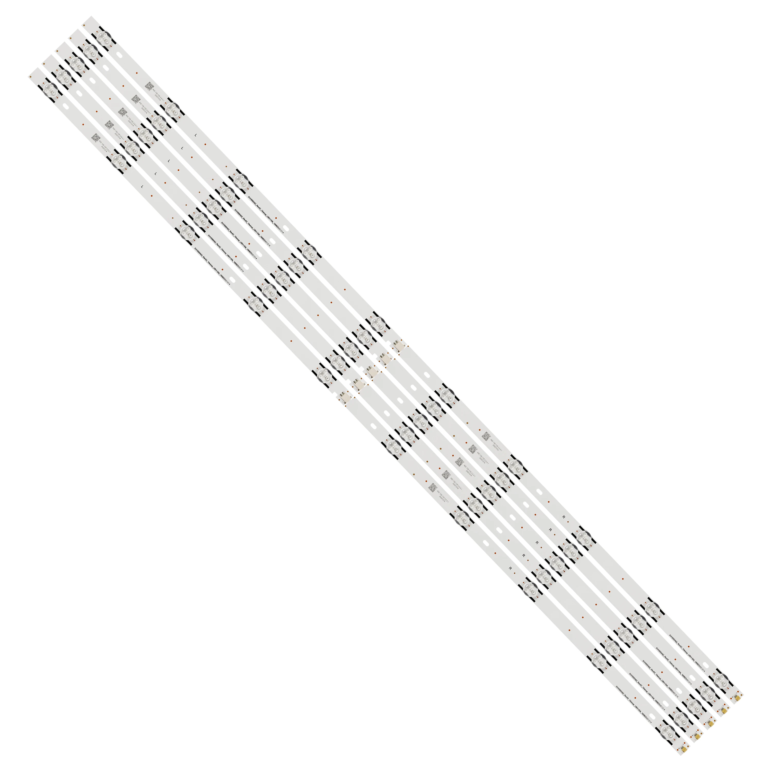 5 pcs LED Strip for SVH500A63 A69_REV03_10WICOP_UBH+SILK_161228 HISENSE H50N5300 SVH500A62_REV02 _10WICOP JL.D500A1330-003ES