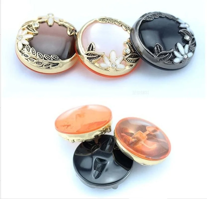 1pcs New High Quality 22mm-38mm Metal Button DIY Coat Windbreaker Mink Cashmere Coat Decoration Supplies Buttons