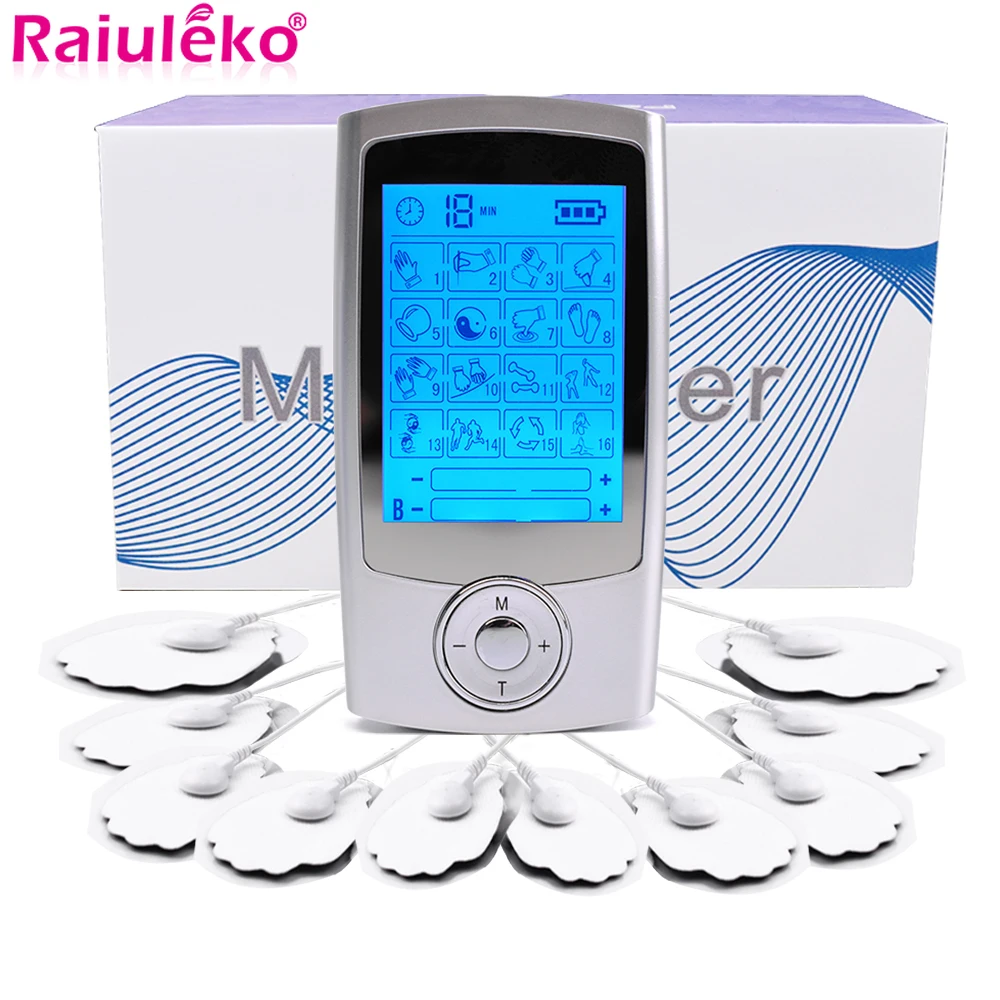 

Body Massage EMS Electric Tens Massager Muscle Stimulator Acupuncture Digital Therapy Machine Electrostimulator Healthy Care