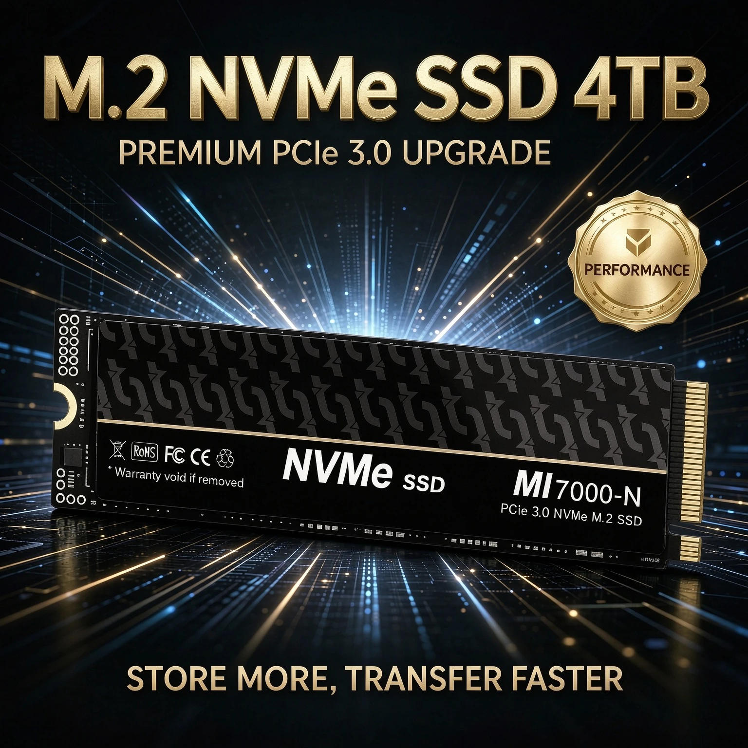 MI7000-N 2TB 4TB NVMe SSD M.2 Internal Solid State Drive PCIe 3.0 Gaming Drive for Laptop PC Hard Disk High Speed New 2026