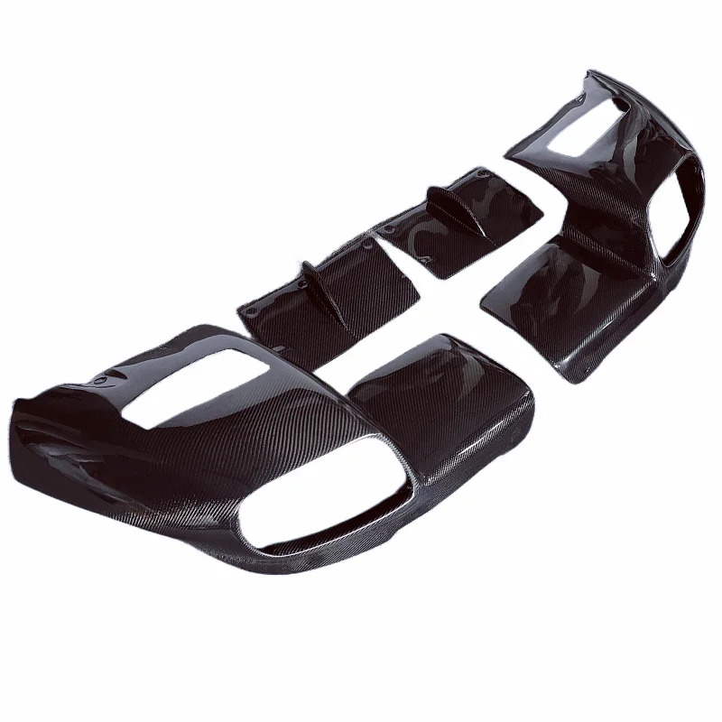 

High quality carbon fiber RZ style rear diffuser for Ferrari F12 Berrinetta body kit front bumper edge side skirts rear spoiler