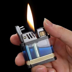 Zorro Retro Transparent Oil Warehouse Metal Kerosene Lighter Original Oil Gasoline Cigarette Grinding Wheel Windproof Lighter