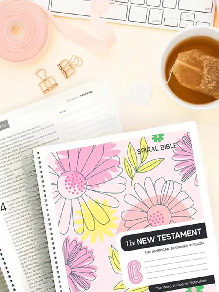 Bible Scripture Reading Journal Yearlong Bible Study Journal Hardcover Notebooks for Work Note Taking and Office School Supplies