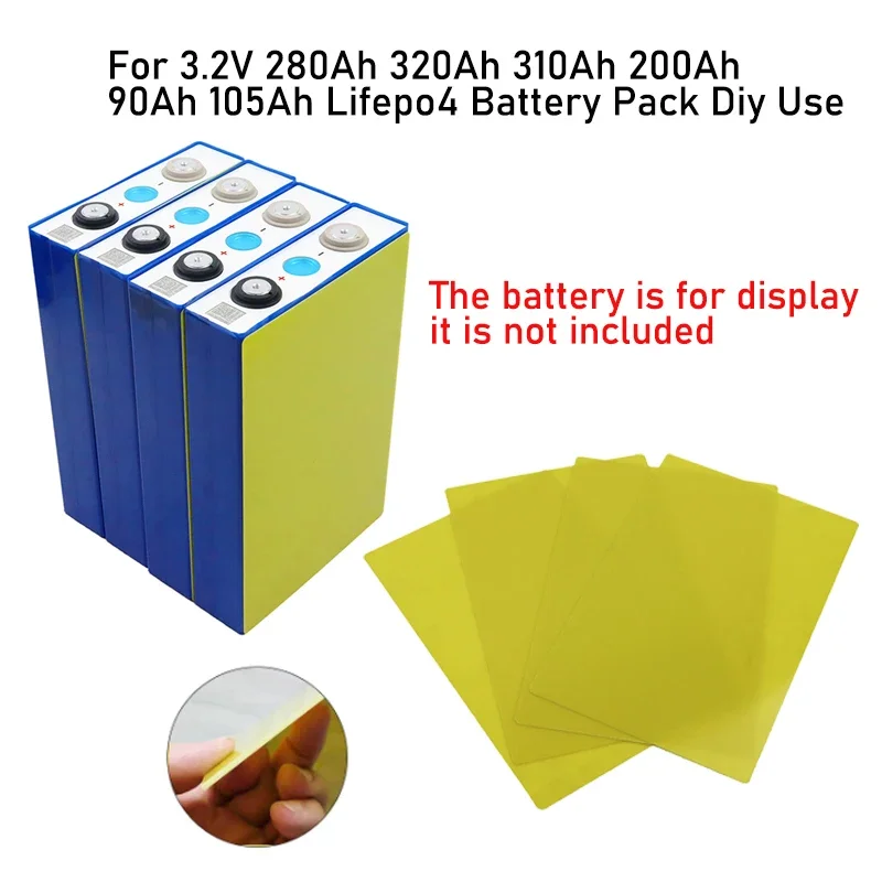 1-20pcs New 3240 Yellow Epoxy Fiber Board For 90Ah 105Ah 280Ah 310Ah 320Ah Lifepo4 Battery Pack DIY Insulation plate Heat shield