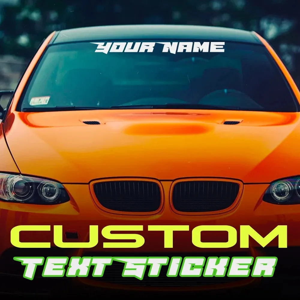 

Custom Custom Logo Sticker DIY Car Sticker Waterproof Car Decal Car Decoration Sticker Custom Motorcycle Decal