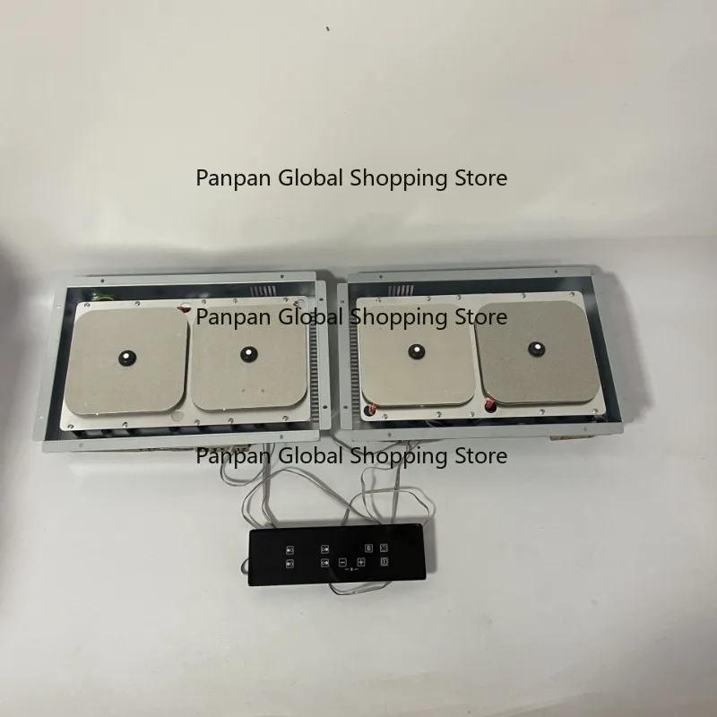 

220V 4 urner invisible induction cooker half bridge PCBA kitchen electric cooktop, household stone countertop