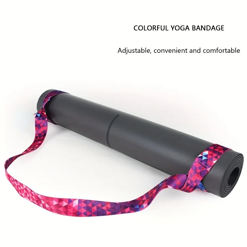 Adjustable Yoga Mat Strap Yoga Mat Bundle Strap Shoulder Straps Sports Stretch Strap Floor Mat Storage Strap Yoga Mat Bag