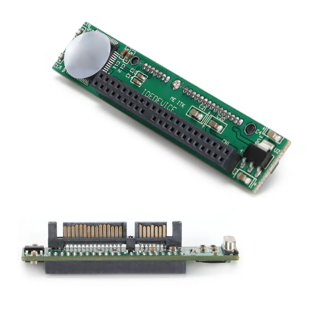 

Адаптер IDE на SATA 2,5 дюйма, 44-контактный на 7+15-контактный, Plug and Play, конвертер IDE в SATA, адаптер для жестких дисков IDE, адаптер для материнской платы