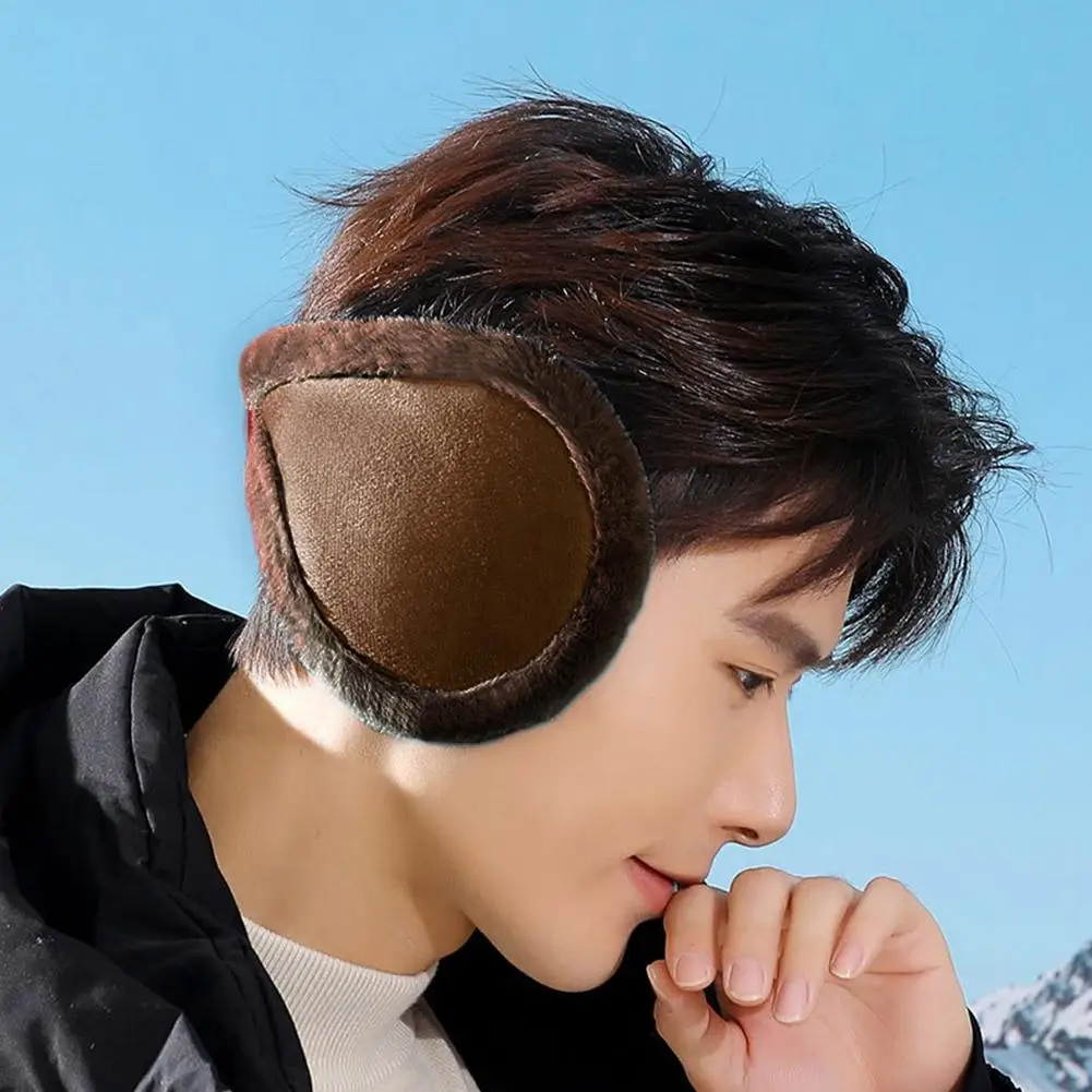 ฤดูหนาว Earmuffs กลางแจ้งความร้อน Soft Plush Earmuff สําหรับผู้หญิงผู้ชาย Thicken หูอุ่นกีฬา Windproof Coldproof หู Muff Headband