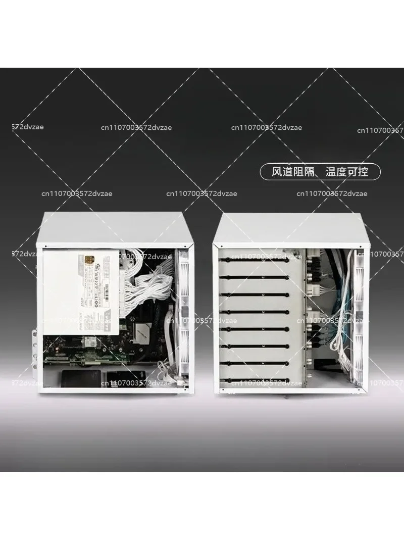 8-Disc Position NAS Chassis Full Height ATX Power Supply MATX Main Board Compatible Computer Case