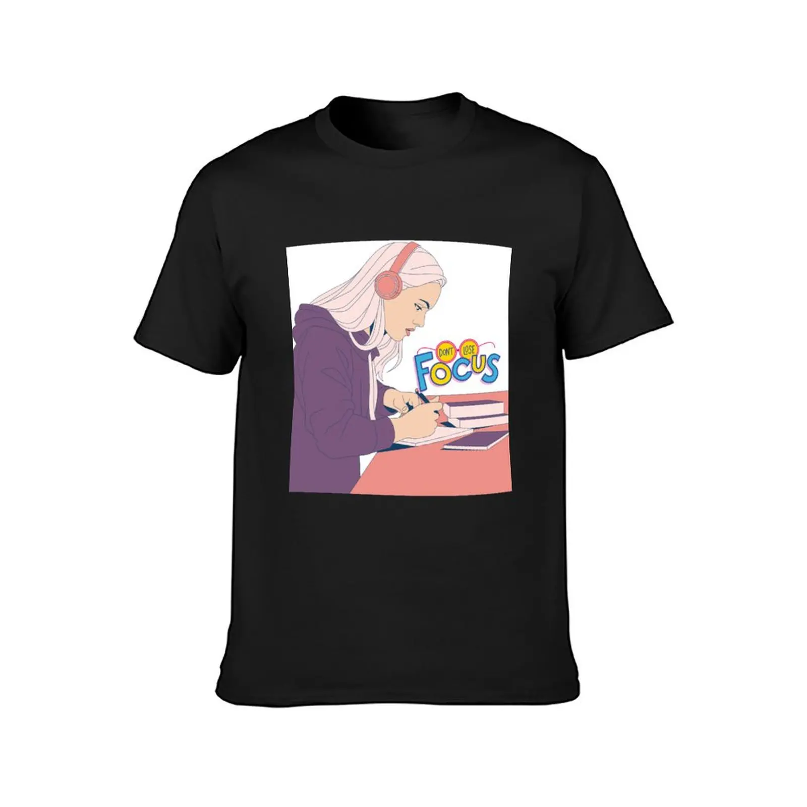 FOCUS ON GOALS T-Shirt summer top anime clothes customs design your own fruit of the loom mens t shirts