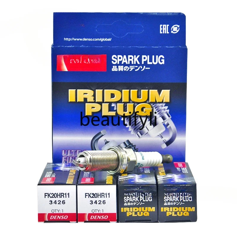 DENSO imported double needle iridium spark plug FK20HR11 IS ES6 support